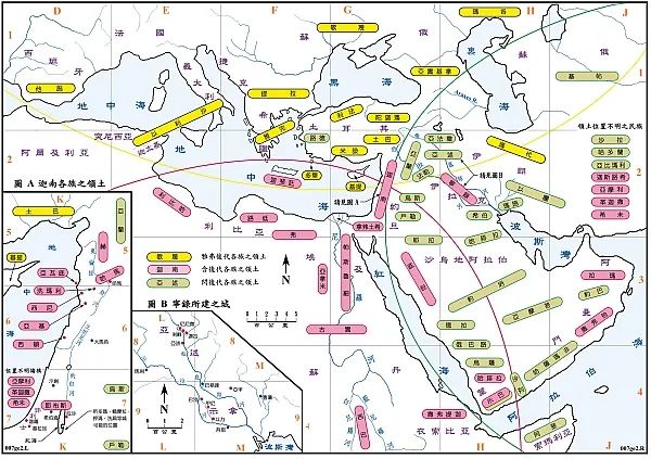 收藏60张圣经彩色地图边读边看更直观