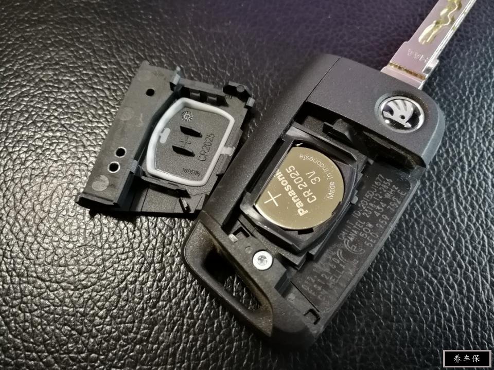 斯柯达速派钥匙电池更换经验分享