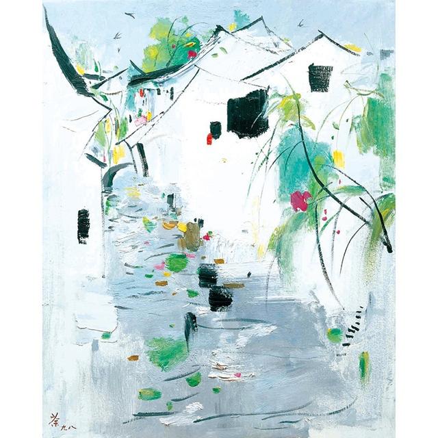 立春特别呈现现代绘画巨匠吴冠中的极美江南春你见过吗