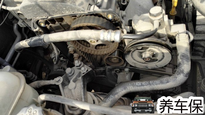 悦动更换正时皮带套装图文记录